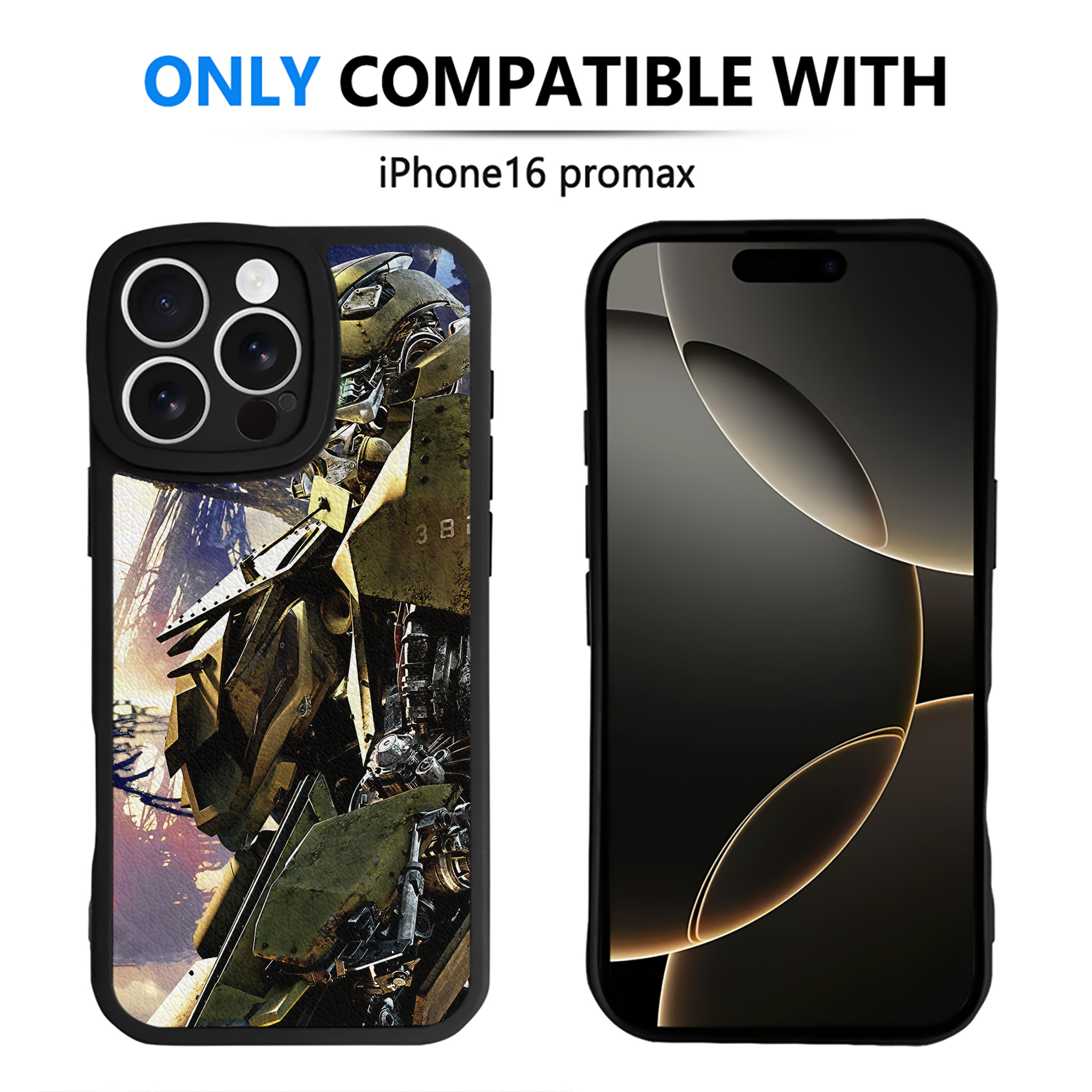 （画像用） Transformers トランスフォーマー 【iPhone 16シリーズ対応】シリコンスマホケース（レザー調） 材質：シリコン